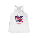 Women's Flowy Racerback Tank - "A Time Was Had!"