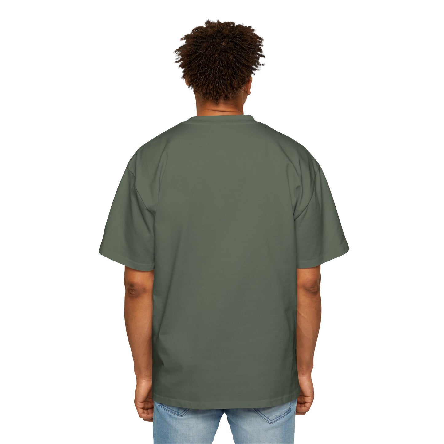 Men's Heavy Oversized Tee - "A Time Was Had!"