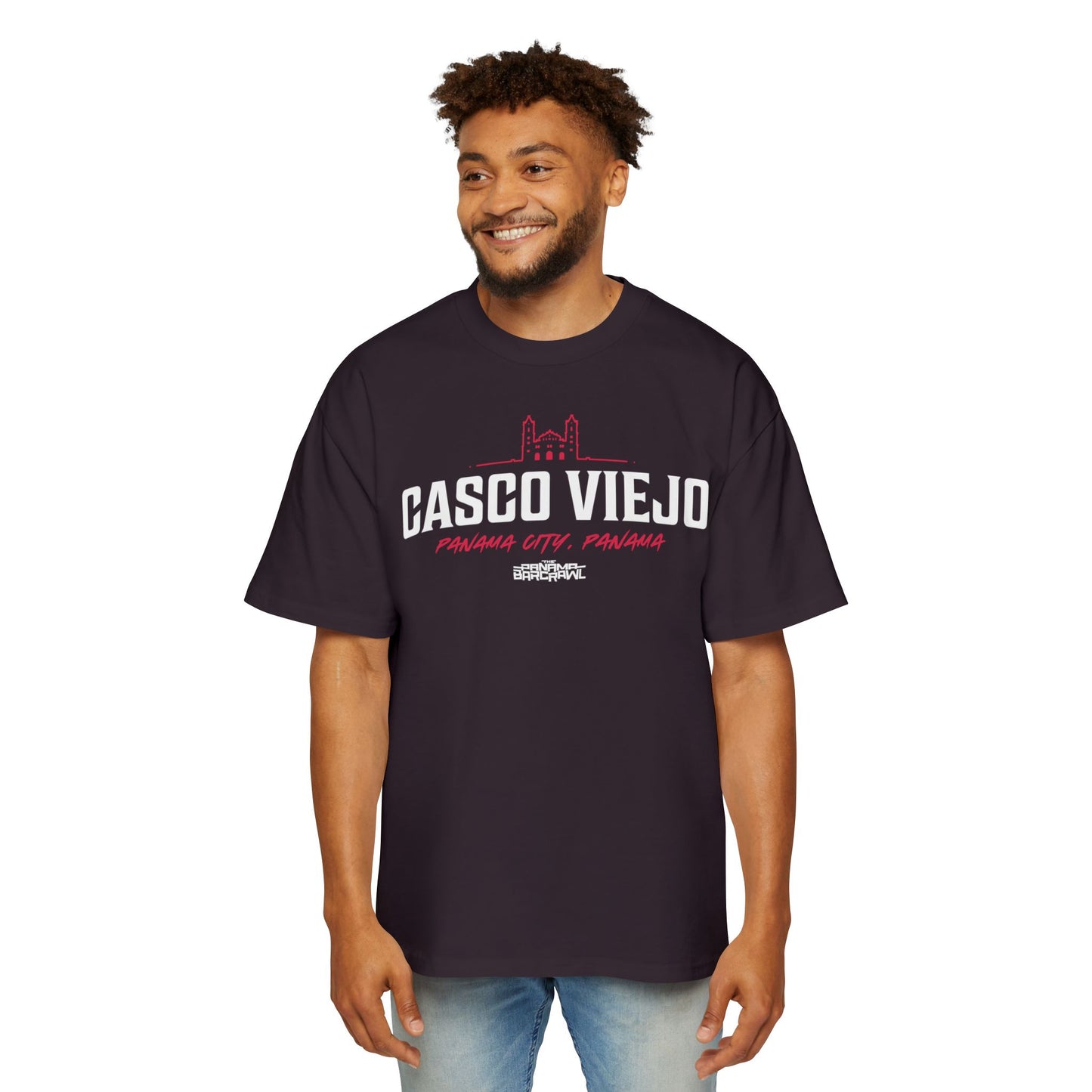 Men's Heavy Oversized Tee - "Casco Viejo"