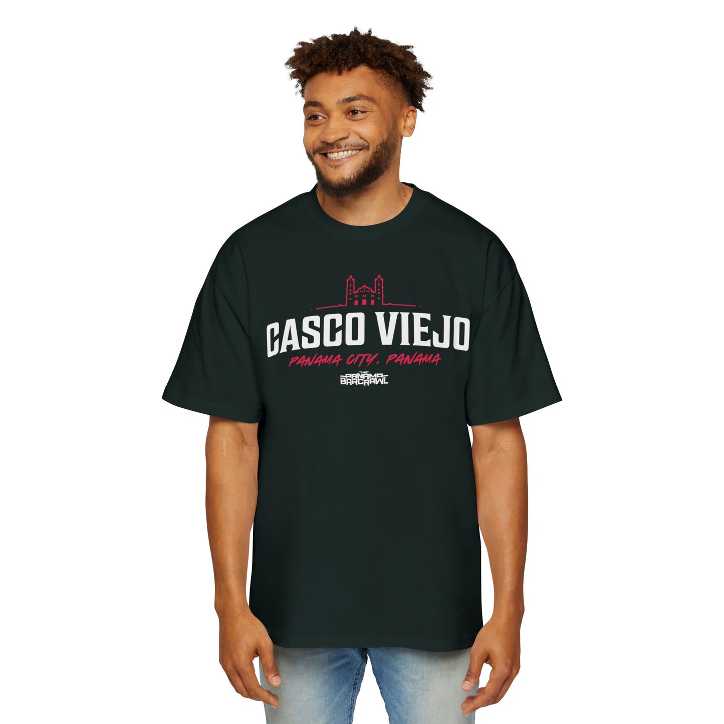 Men's Heavy Oversized Tee - "Casco Viejo"