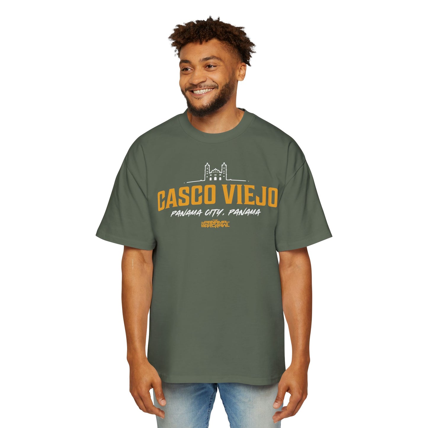Men's Heavy Oversized Tee - "Casco Viejo"