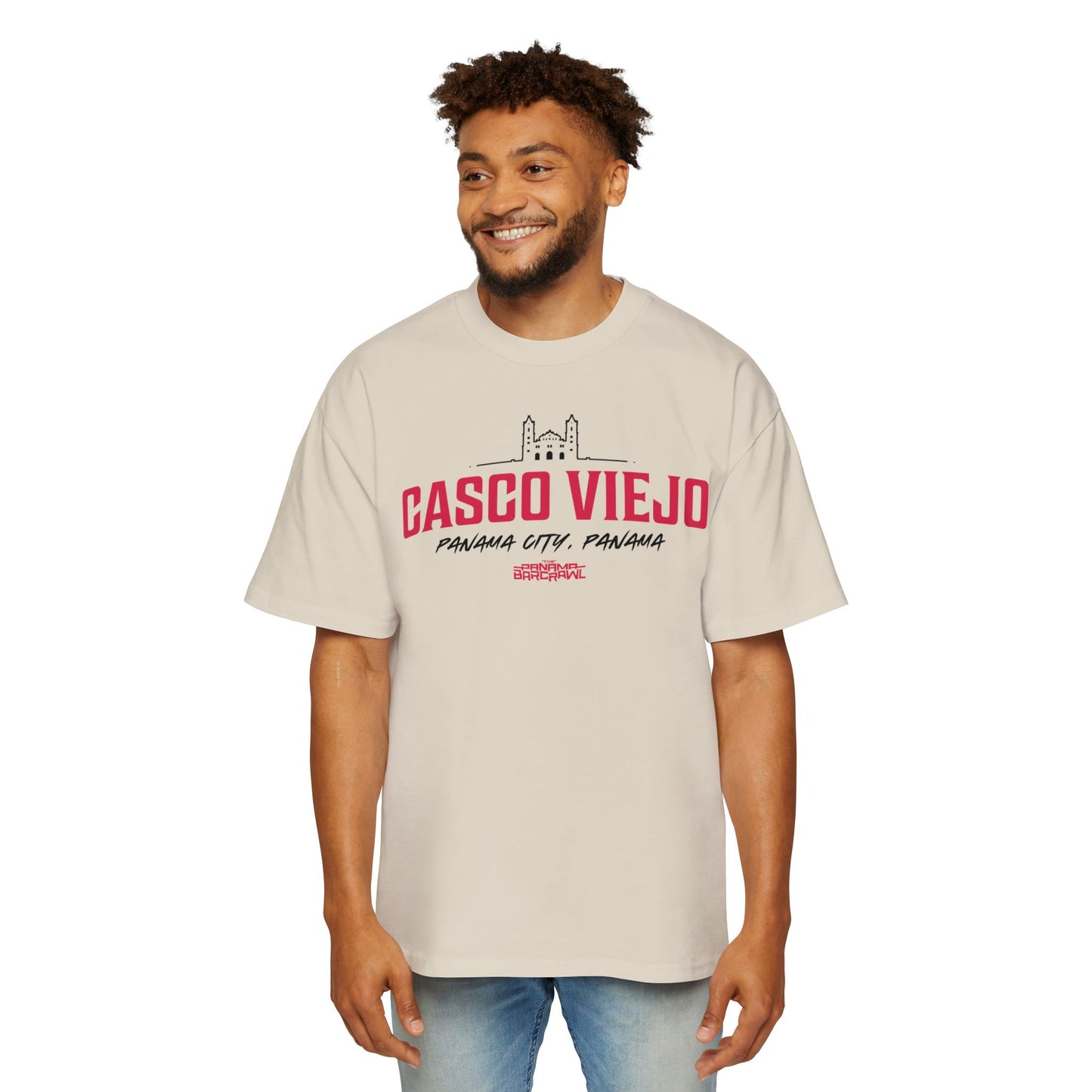 Men's Heavy Oversized Tee - "Casco Viejo"
