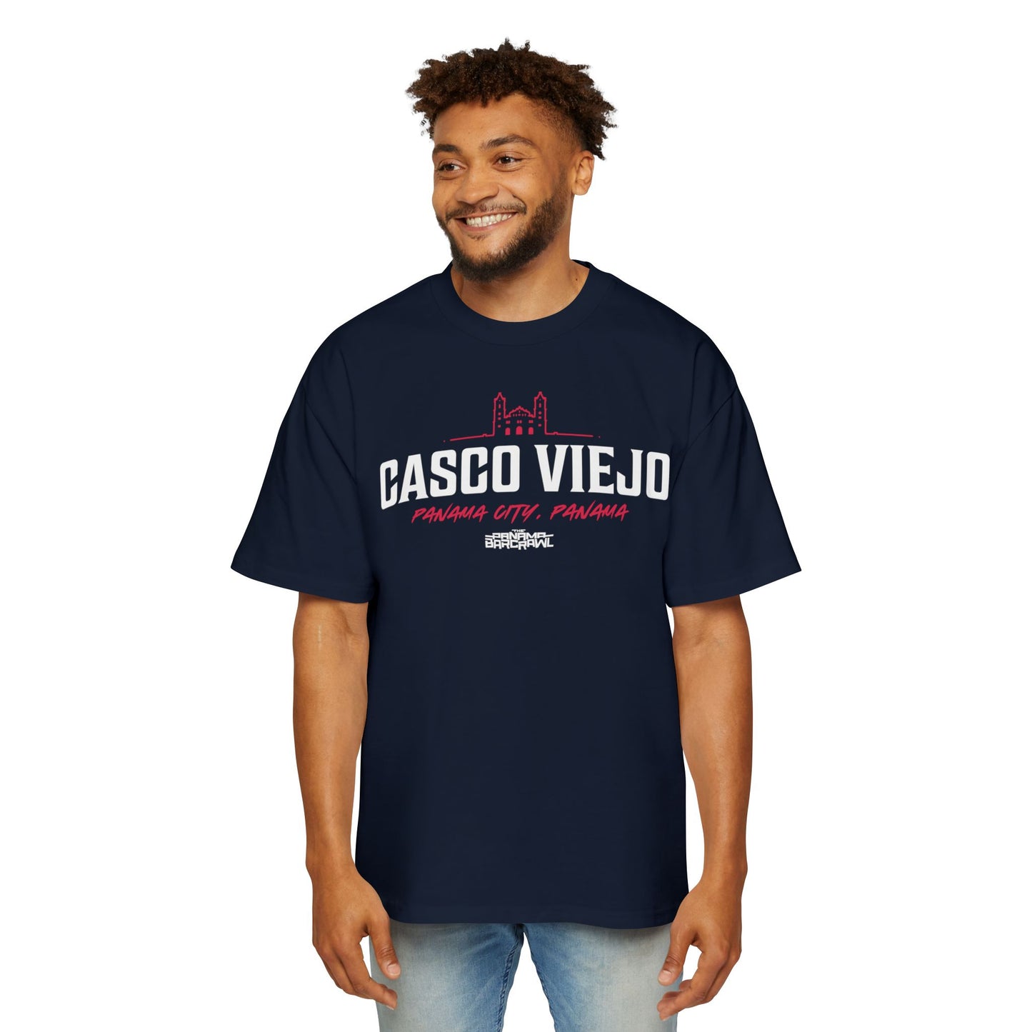 Men's Heavy Oversized Tee - "Casco Viejo"