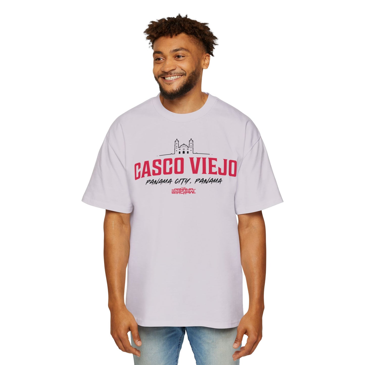 Men's Heavy Oversized Tee - "Casco Viejo"