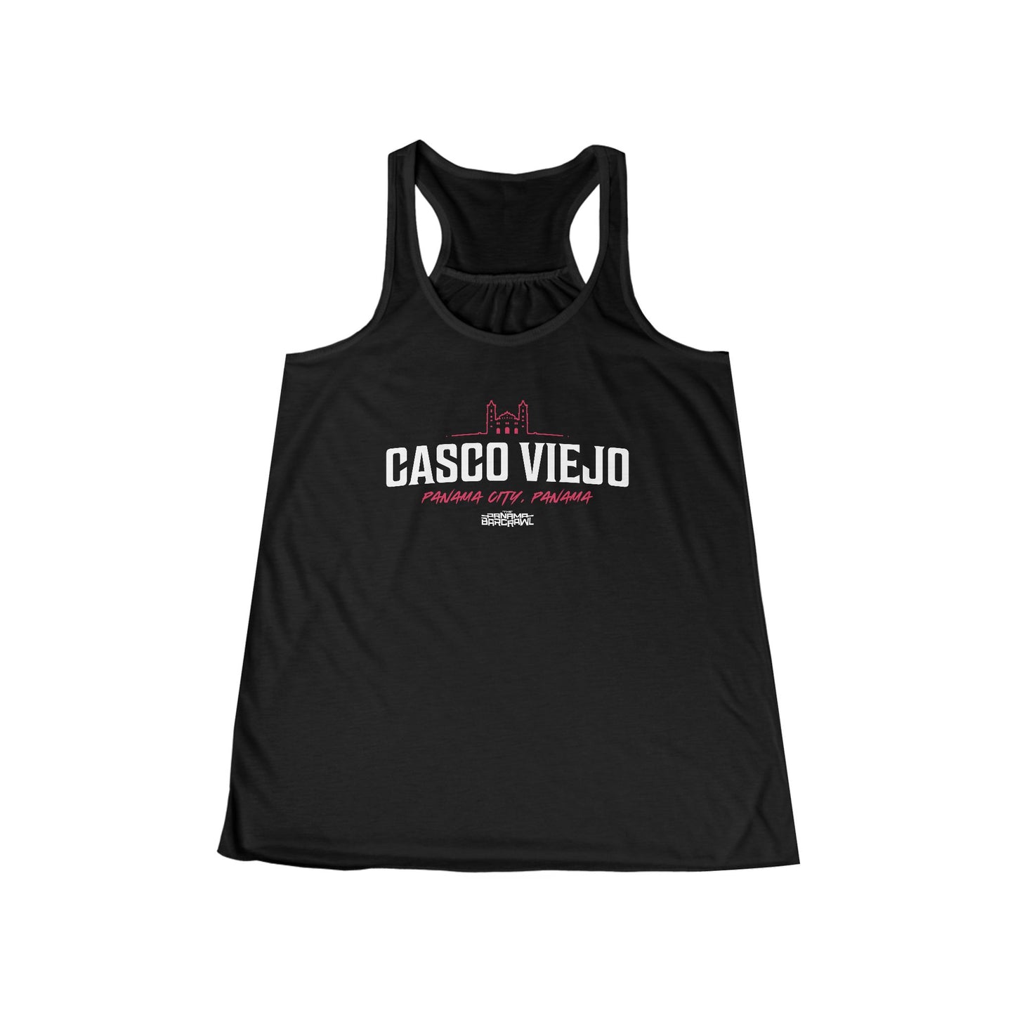 Women's Flowy Racerback Tank - "Casco Viejo"