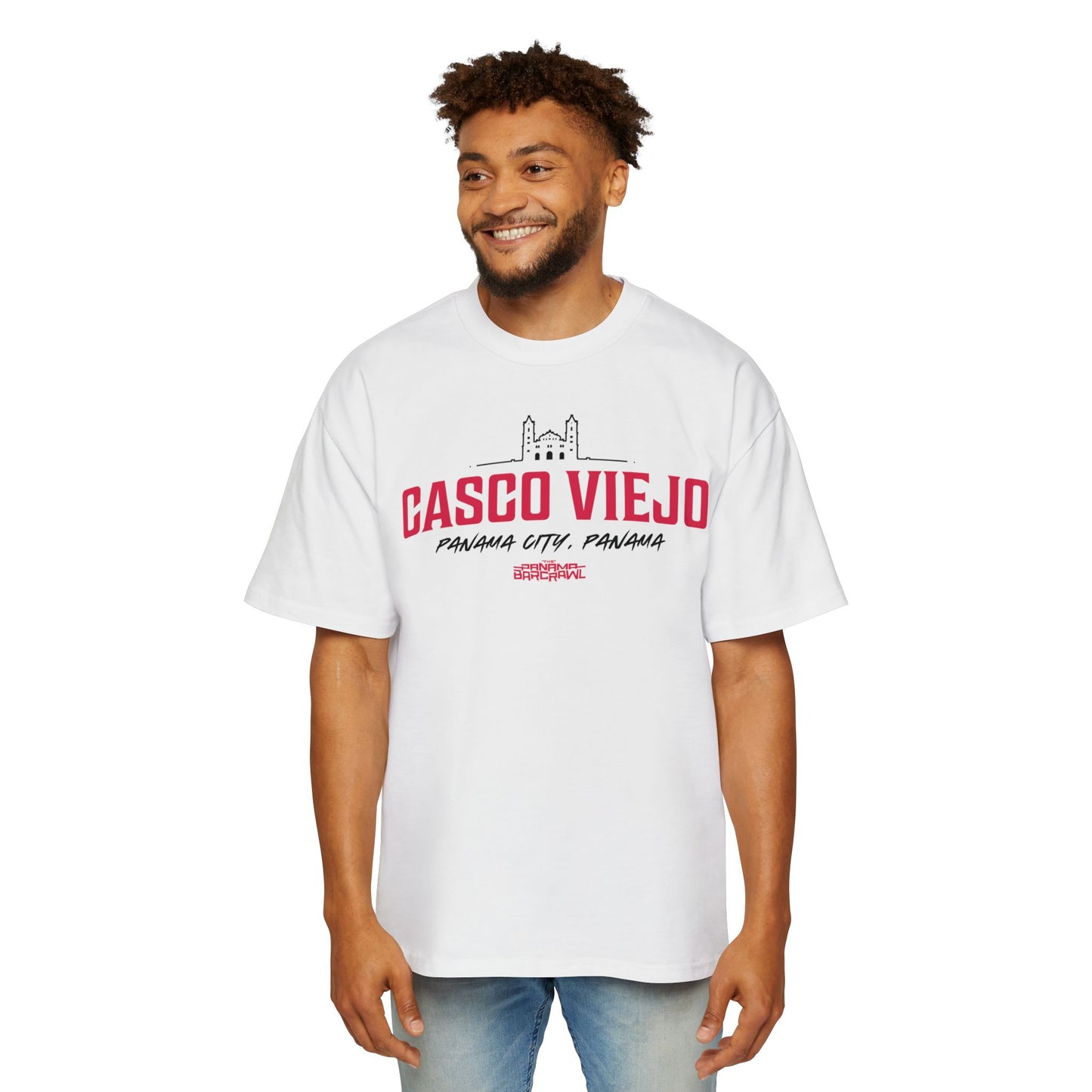 Men's Heavy Oversized Tee - "Casco Viejo"