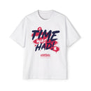Men's Heavy Oversized Tee - "A Time Was Had!"