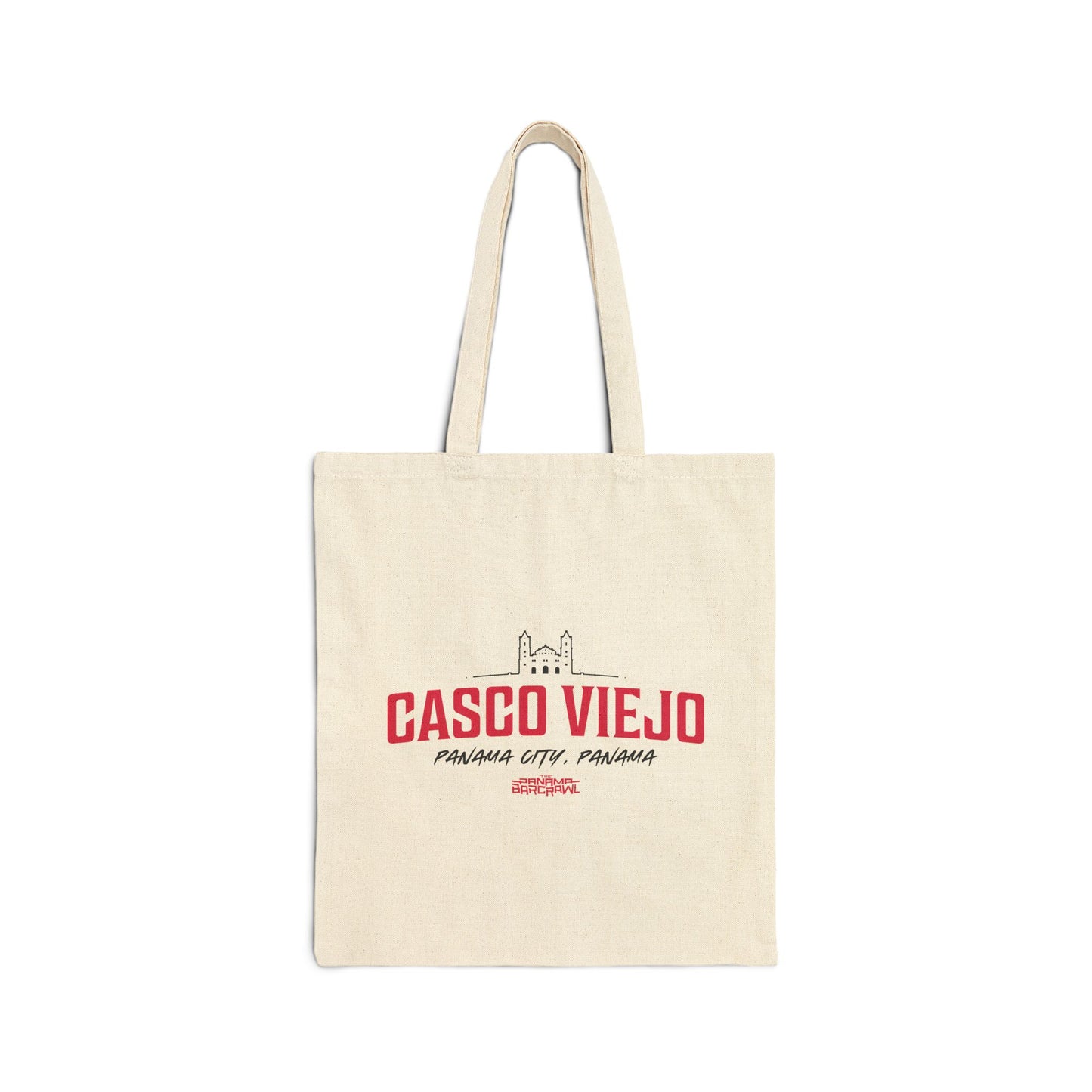 Cotton Canvas Tote Bag - "Casco Viejo"